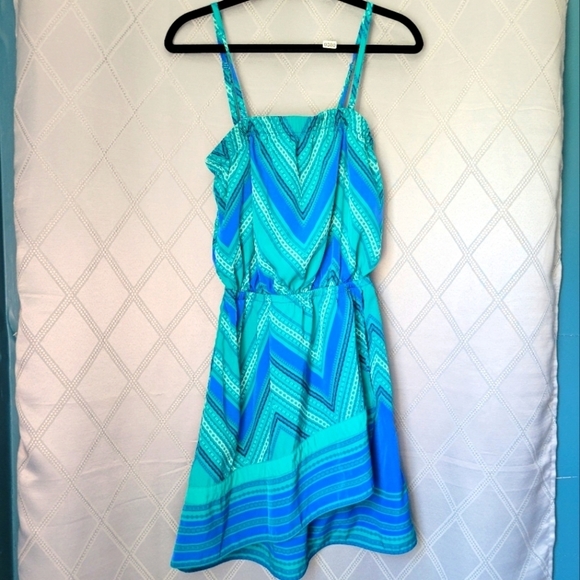 EXPRESS spaghetti strap faux wrap dress - Picture 1 of 6